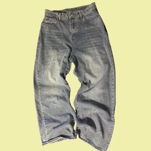 Vintage Baggy Washed Denim Jeans